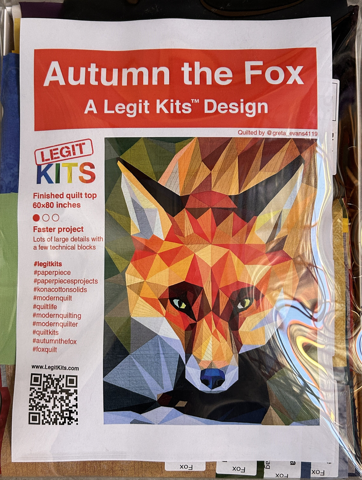 Autumn the Fox Fabric Kit