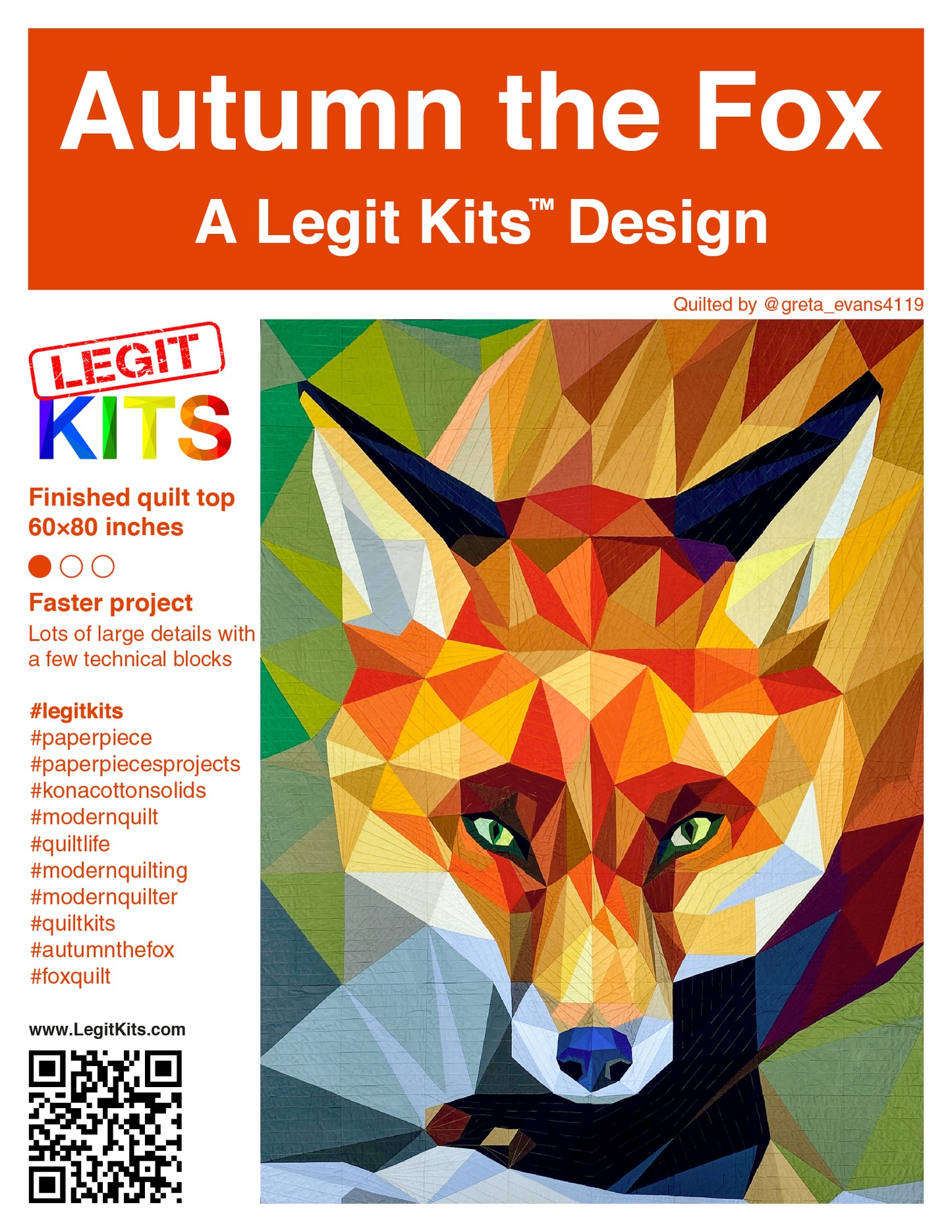 Autumn the Fox Fabric Kit